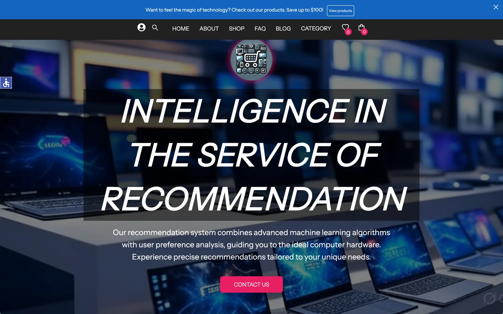 SmartRecommender — product recommendation platform built with Django and React