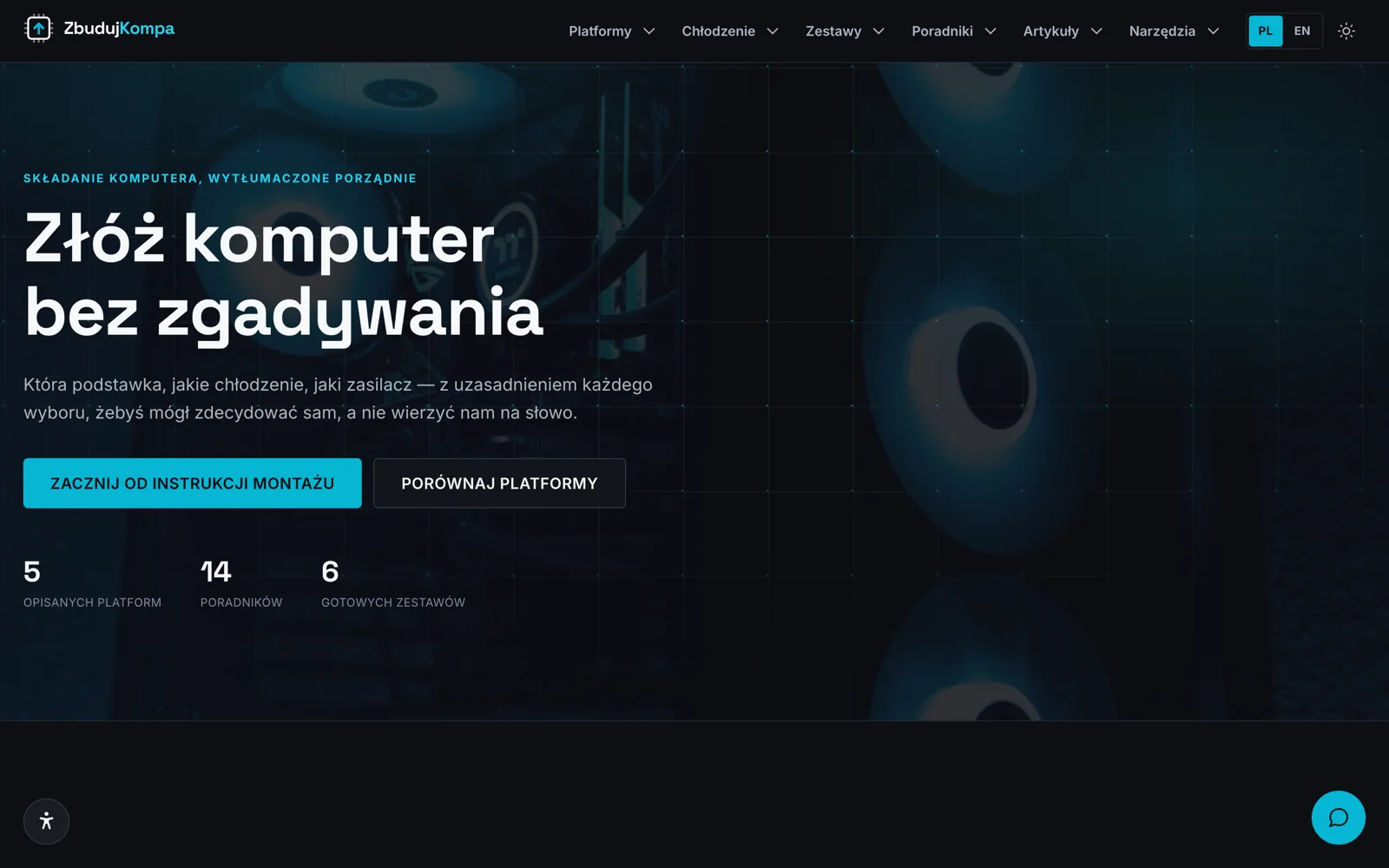 ZbudujKompa — bilingual PC building guide built with Next.js